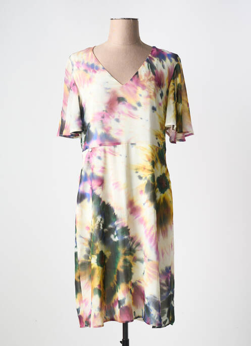 Rochie midi galben NATHALIE CHAIZE femeie