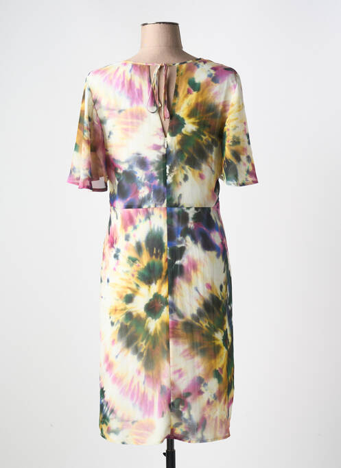 Rochie midi galben NATHALIE CHAIZE femeie