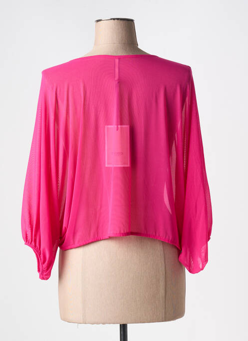 Vestă cu mâneci lungi roz INDIES femeie