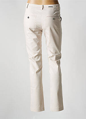 Pantalon slim buzunare bej NATHALIE CHAIZE femeie