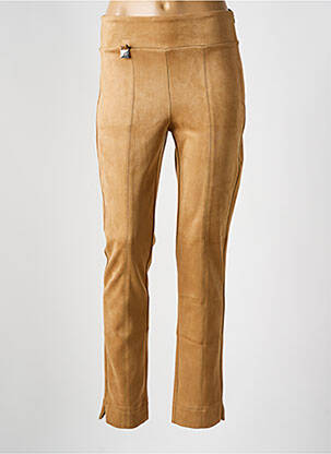 Pantalon slim subțire bej FUEGO WOMAN femeie