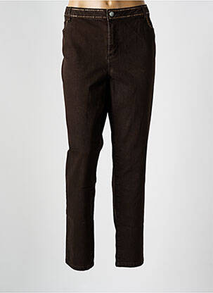 Pantalon drept maro FUEGO WOMAN femeie