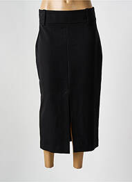 Fustă midi croială dreaptă negru NATHALIE CHAIZE femme