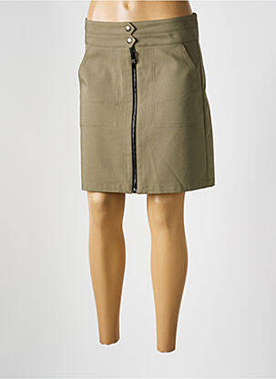 Fustă scurtă verde NATHALIE CHAIZE femeie
