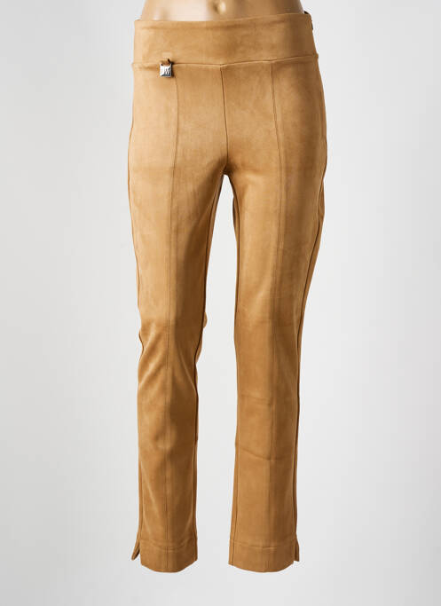 Pantalon slim bej FUEGO WOMAN femeie