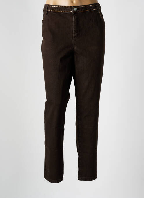 Pantalon drept maro FUEGO WOMAN femeie