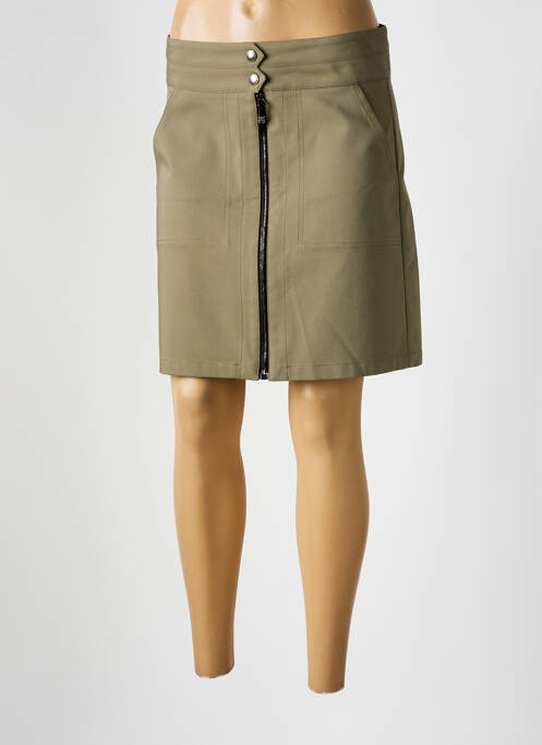 Fustă scurtă verde NATHALIE CHAIZE femeie