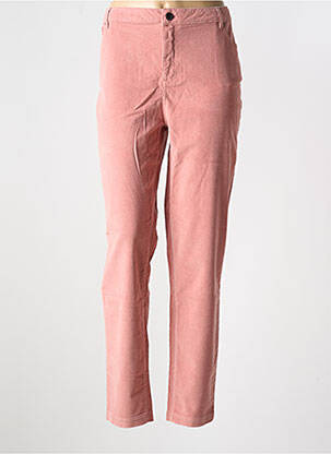 Pantalon slim elasticitate mărime normală roz FUEGO WOMAN femeie