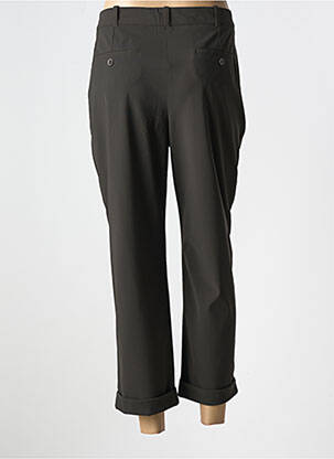 Pantalon 7/8 talie cu cleme mărime normală gri INDIES femeie