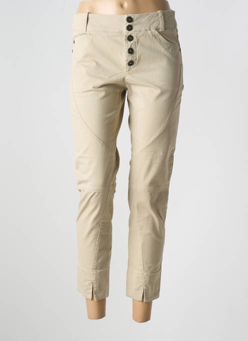 Pantalon 7/8 bej INDIES femeie
