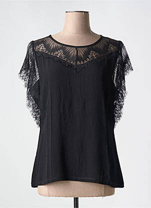 Top negru LEO & UGO femeie