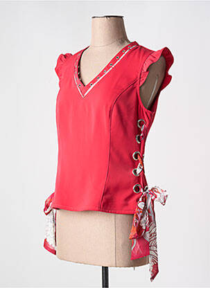 Top roșu LESLIE femeie