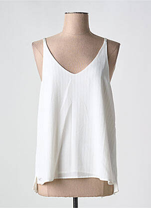 Top alb NATHALIE CHAIZE femeie