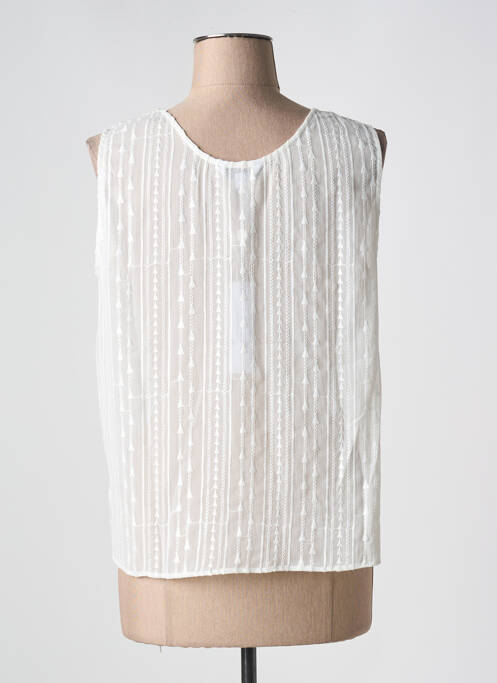 Top alb LESLIE femeie