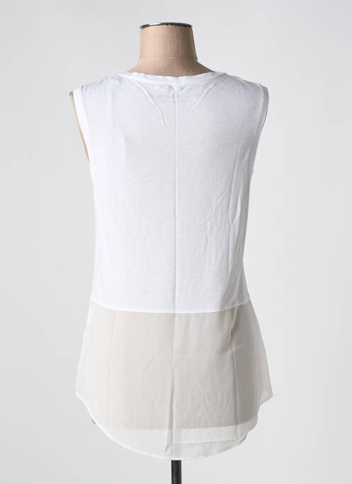 Tunică fără mâneci alb EVA KAYAN femeie