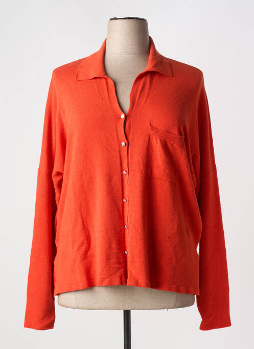 Vestă cu mâneci lungi portocaliu EVA KAYAN femeie