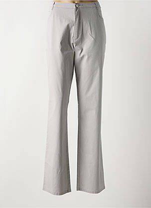 Pantalon drept gri CARLA SIMONI femeie
