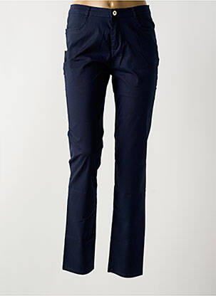 Pantalon slim albastru I.QUING femeie