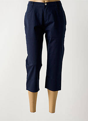 Pantalon trei sferturi albastru I.QUING femeie