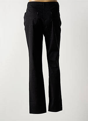 Pantalon slim țesătură poplin mărime normală negru I.QUING femeie