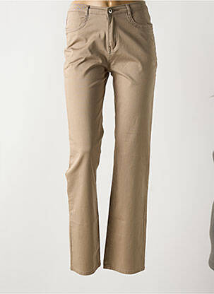 Pantalon slim maro I.QUING femeie