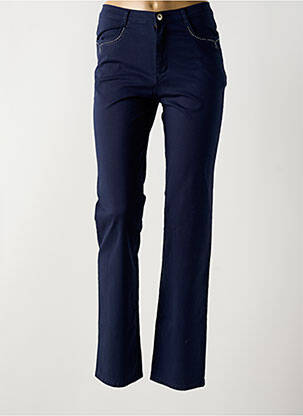 Pantalon slim albastru I.QUING femeie