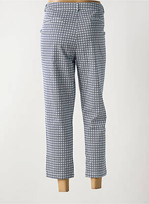 Pantalon 7/8 țesătură poplin mărime normală albastru SARAH JOHN femeie