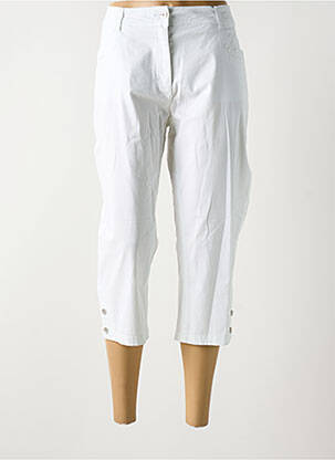 Pantalon trei sferturi alb BRANDTEX femeie