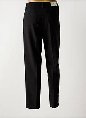 Pantalon 7/8 talie înaltă talie înaltă negru FOLYROSE femeie