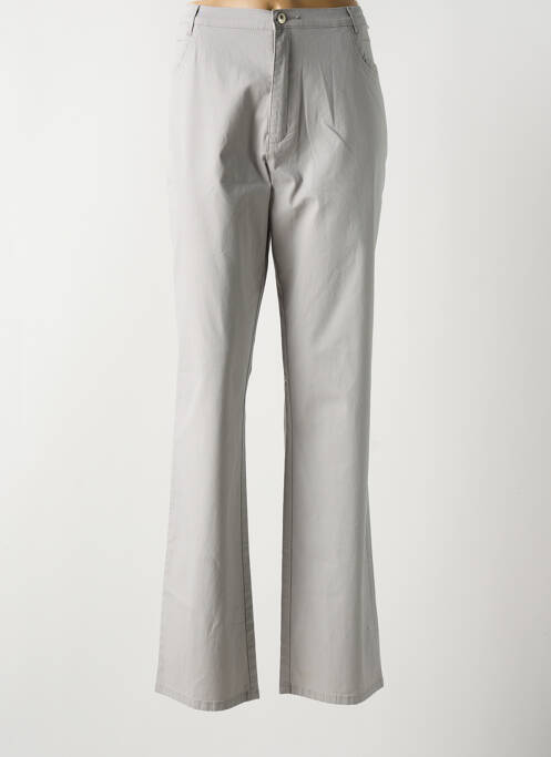 Pantalon drept gri CARLA SIMONI femeie
