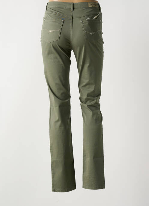 Blugi cu croială slim verde I.QUING femeie