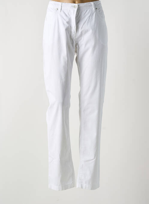 Pantalon slim alb BRANDTEX femeie
