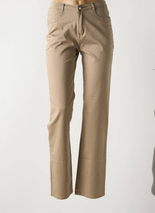 Pantalon slim maro I.QUING femeie