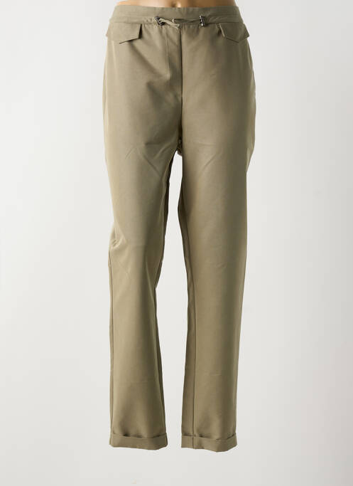 Pantalon drept verde JULIE GUERLANDE femeie