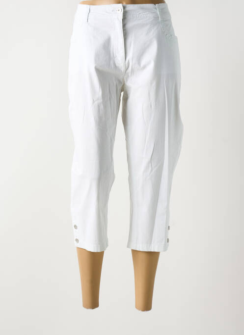 Pantalon trei sferturi alb BRANDTEX femeie