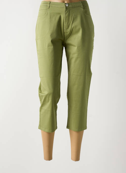 Pantalon trei sferturi verde I.QUING femeie