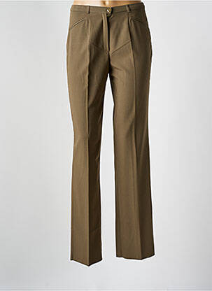 Pantalon drept verde CHRISTIAN MARRY femeie