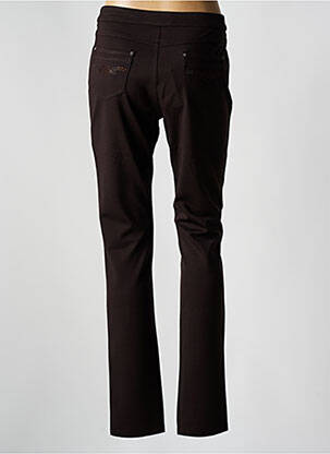 Pantalon slim buzunare maro I.QUING femeie