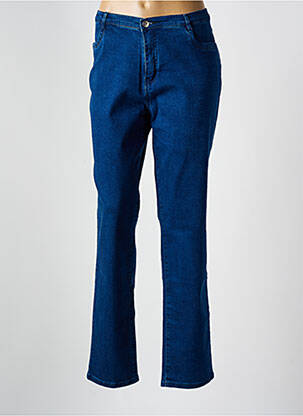 Blugi cu croială slim albastru I.QUING femeie