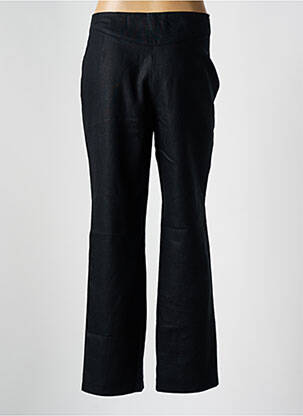 Pantalon drept talie elastică negru BARILOCHE femeie