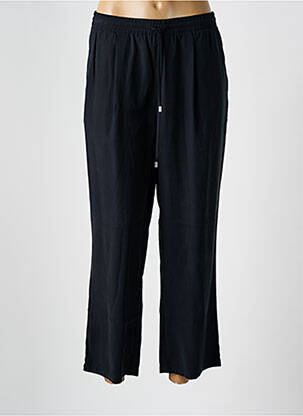 Pantalon 7/8 închidere cu fermoar sub clapetă cu nasturi negru M BY M femeie
