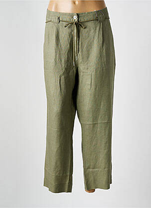 Pantalon 7/8 verde JULIE GUERLANDE femeie