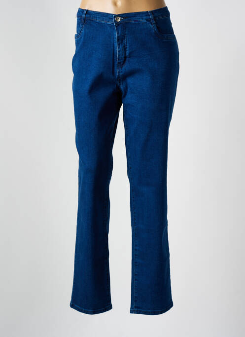 Blugi cu croială slim albastru I.QUING femeie