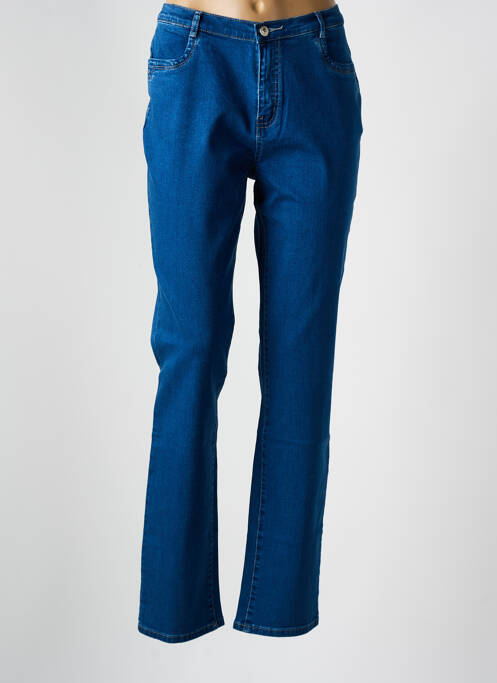 Blugi cu croială slim albastru I.QUING femeie