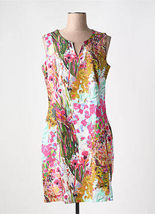 Rochie midi verde MALOKA femeie