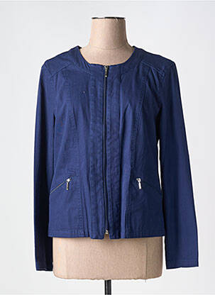 Jachete casual buzunare albastru SIGNATURE femeie