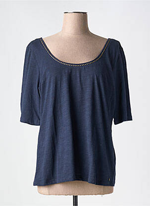 Tricou albastru ÉTYMOLOGIE femeie