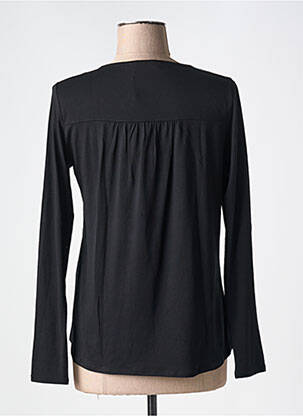 Top croială cambrată mâneci lungi negru KATMAI femeie