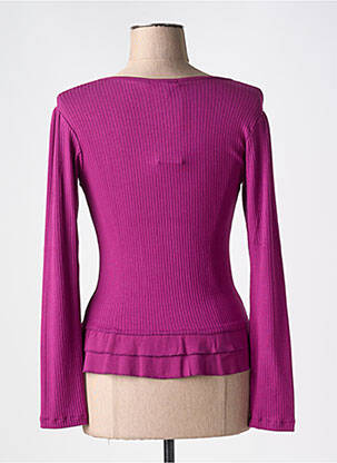 Vestă cu mâneci lungi mâneci lungi violet MALOKA femeie