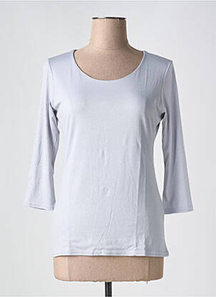 Tricou mâneci 3/4 mâneci 3/4 gri VANGO femeie